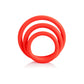 CALEXOTICS - SET TRI-ANELLI ROSSO