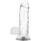 X RAY - CAZZO TRASPARENTE CON SFERE 15.5 CM -O- 3.5 CM