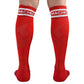 MACHO - CALZINO LUNGO TAGLIA UNICA ROSSO