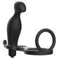 ADDICTED TOYS - PLUG ANALE CON ANELLO IN SILICONE NERO 12 CM